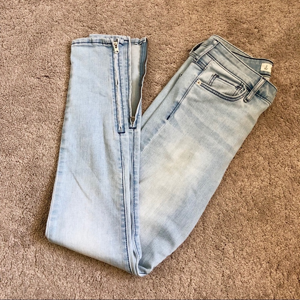 Abercrombie Ankle Zip Jeans
